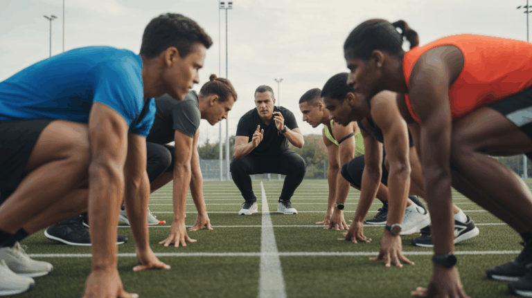 athletes coach fitness test