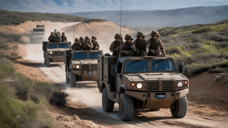 convoyage militaire action