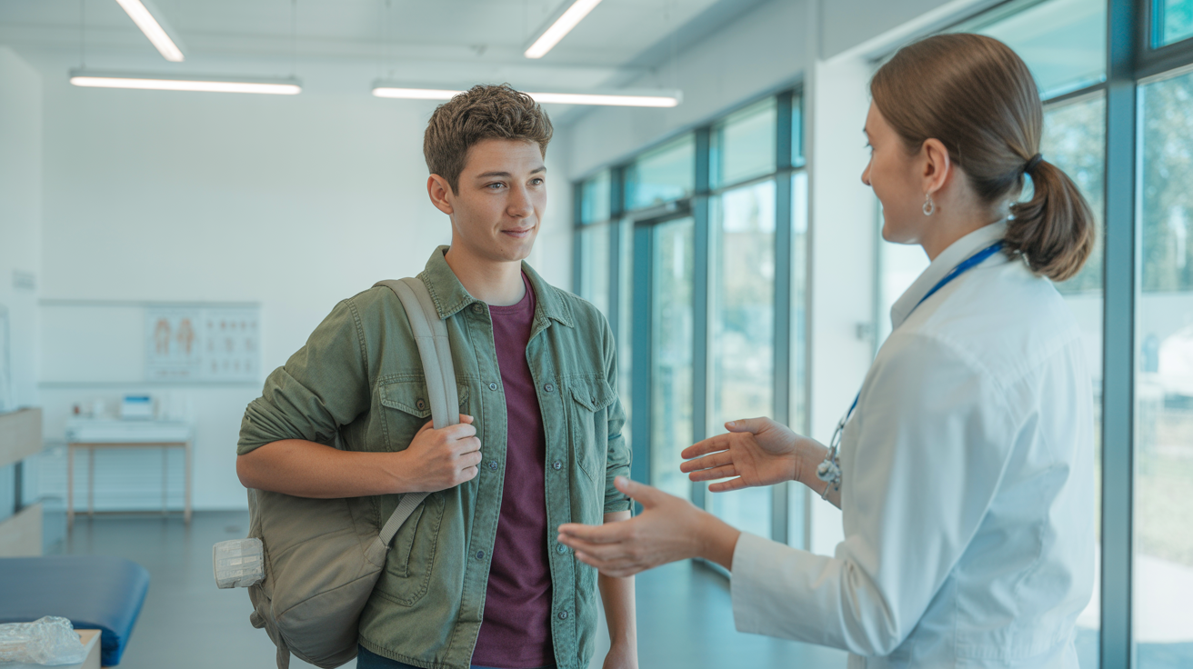jeune adulte medical examen