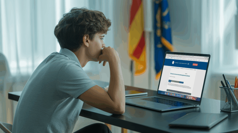 jeune adulte ordinateur gouvernement