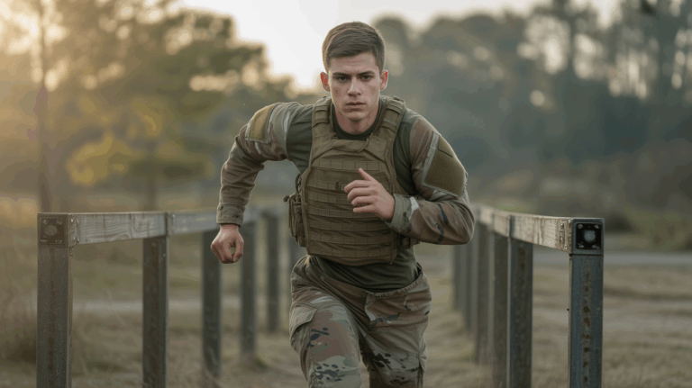 militaire course obstacle jeune