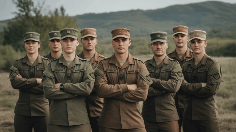 personnel militaire naturel confiance
